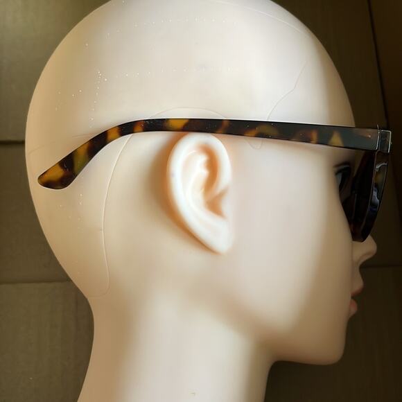 Caliblue Round Tortoise Shell Sunglasses Brown Black - Picture 4 of 8